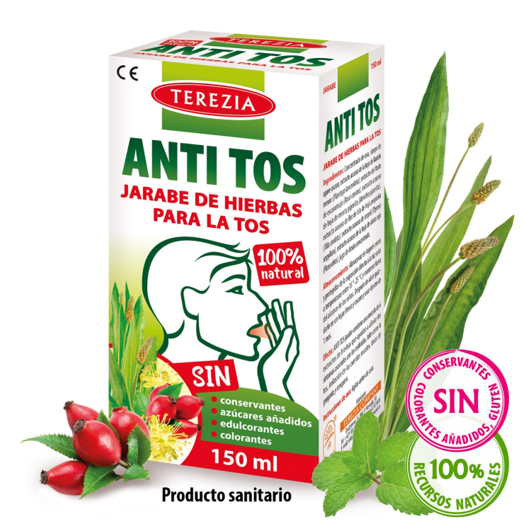 ANTI TOS 100% JARABE DE HIERBAS PARA LA TOS 150 ml